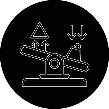 Uçak. Web simgesi basit illüstrasyon