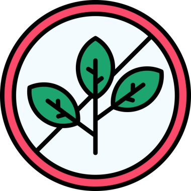 Yaprak. Web simgesi basit illüstrasyon