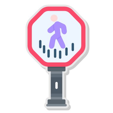 Trafik ışığı simgesi vektör illüstrasyon tasarımı