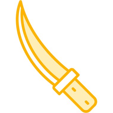 bıçak simgesi vektör illüstrasyonu