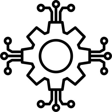 Teçhizat Web simgesi basit illüstrasyon