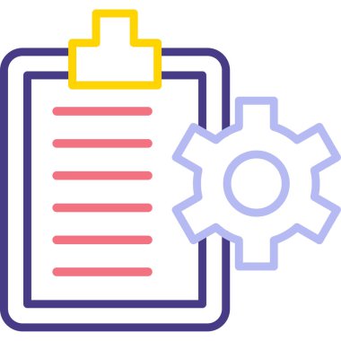 belge simgesi, vektör çizimi