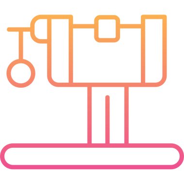 Tek bir simgenin vektör illüstrasyonu