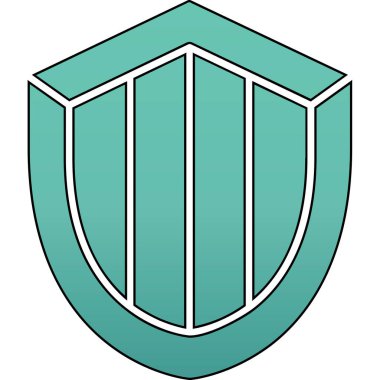 kalkan vektör resimleme simgesi