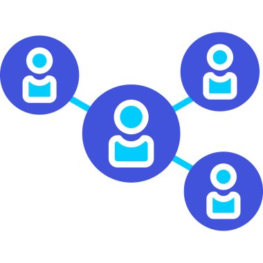 şebeke. Web simgesi basit illüstrasyon