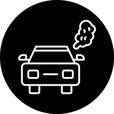 araba simgesi vektör illüstrasyonu