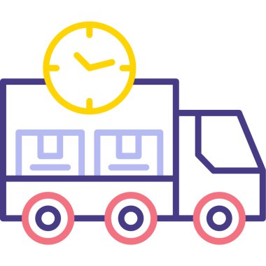 servis simgesi, vektör illüstrasyonu beyaz arkaplanda izole edildi