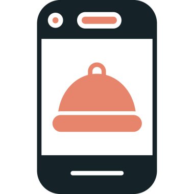 cep telefonu ikonu vektör illüstrasyonu