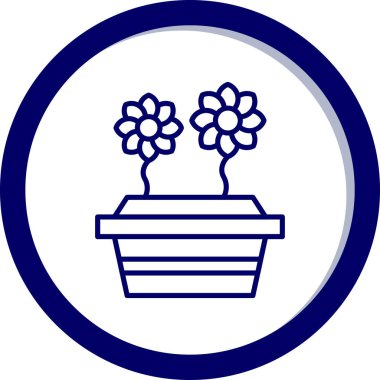 Bitkinin vektör illüstrasyonu