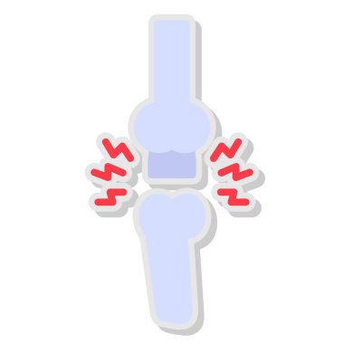 Çizgi film kolu stiliyle dövme çıkartması.