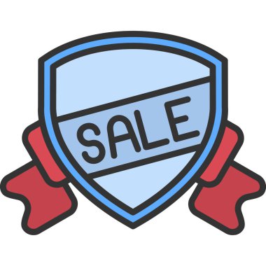 İndirim. Web simgesi basit illüstrasyon