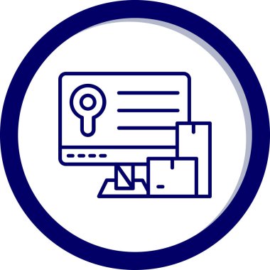 seo modern simgesinin vektör illüstrasyonu