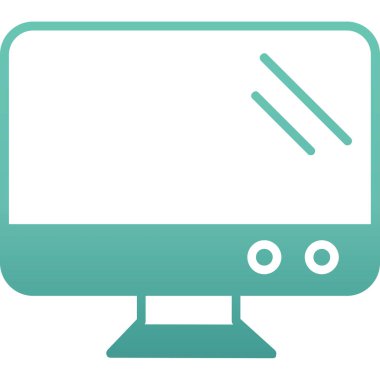 Lcd izleyici vektör simgesi