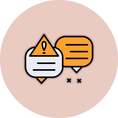 Harf simgesi vektör illüstrasyonu