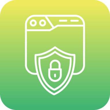 vektör güvenlik simgesi illüstrasyonu