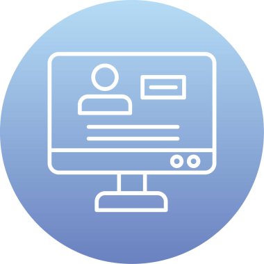 seo modern simgesinin vektör illüstrasyonu