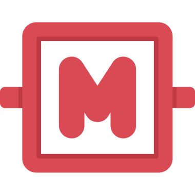 Mıknatıs Web simgesi basit illüstrasyon