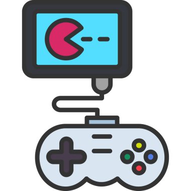 Oyun denetleyici vektör simgesi