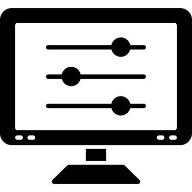 Web simgesi vektör illüstrasyonu