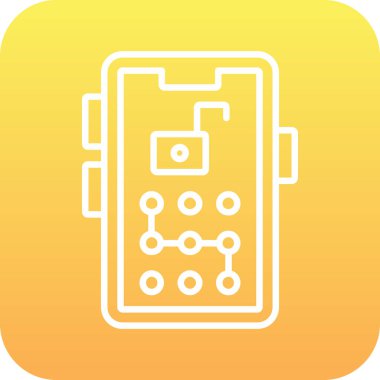 Modern simgenin vektör illüstrasyonu