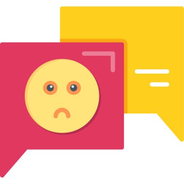 konuşma sohbet vektör simgesi