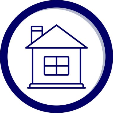 Ev. Web simgesi basit tasarım