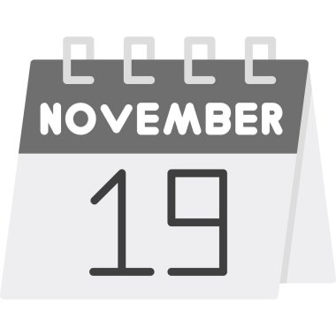 Kasım 21 - vektör simgesi - takvim