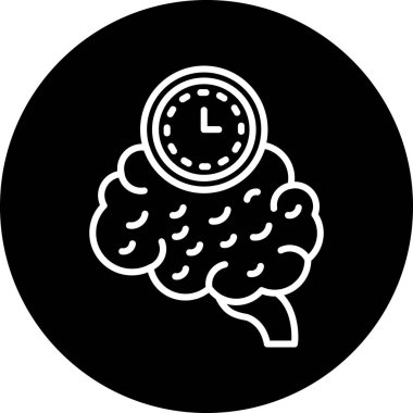 Vektör Beyin simgesi illüstrasyonu