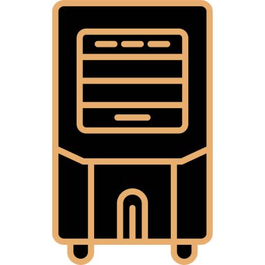 Otel web simgesi basit vektör illüstrasyonu