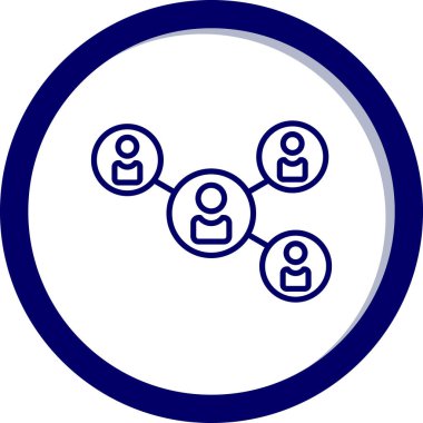 İş ve finans simgesinin vektör illüstrasyonu