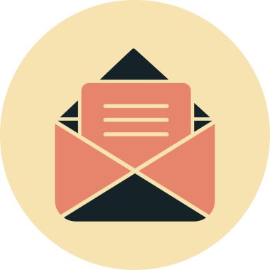 posta simgesi, vektör illüstrasyonu