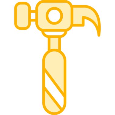 Çekiç ikonu vektör illüstrasyonu