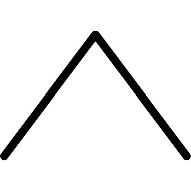 Beyaz arkaplanda vektör düz ok simgesi