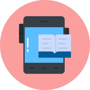 Eğitimde kitap öğrenme çevrimiçi simgesi - okul - öğrenme kategorisi