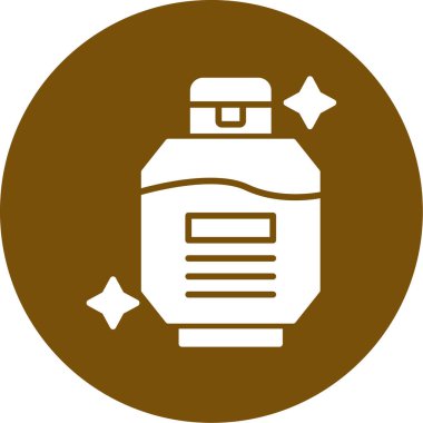 Modern gaz ikonunun vektör illüstrasyonu