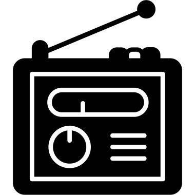 ses kaydedici radyo simgesi