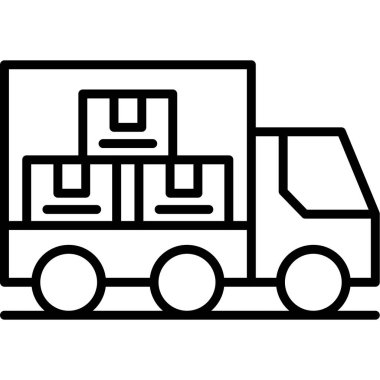 servis simgesi vektör illüstrasyonu