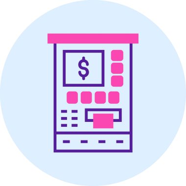 Dolar. Web simgesi basit illüstrasyon