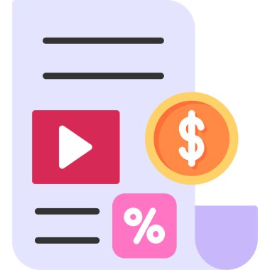 Dolar simgesi, vektör illüstrasyonu