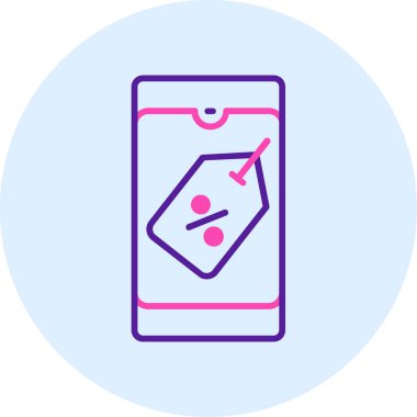 Smartphone Simgesi, vektör illüstrasyonu