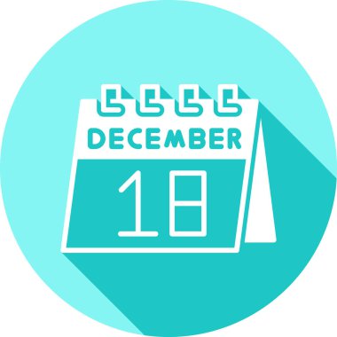 Takvim simgesinin vektör illüstrasyonu