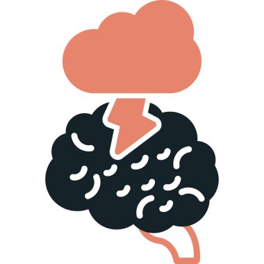 Bulut. Web simgesi basit illüstrasyon