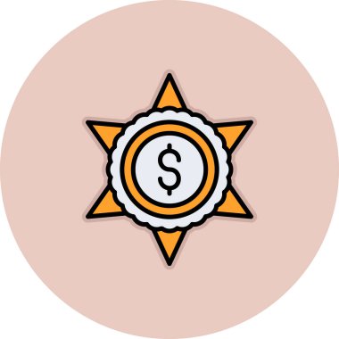 money coin icon vector illustration
