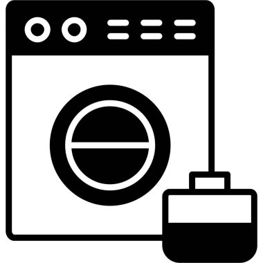 Çamaşır makinesi. Basit tasarım