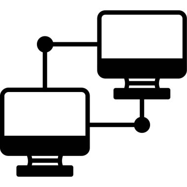 ağ bağlantı vektörü simgesi
