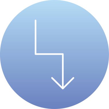 Bir çember simgesinin vektör illüstrasyonu