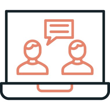 seo modern simgesinin vektör illüstrasyonu