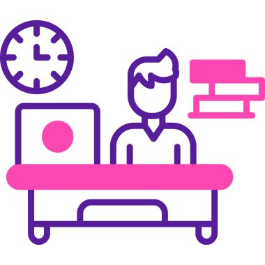 Hasta atama simgesi vektör illüstrasyonu