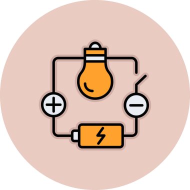 vektör enerji simgesi illüstrasyonu