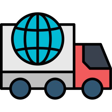 servis simgesi vektör illüstrasyonu